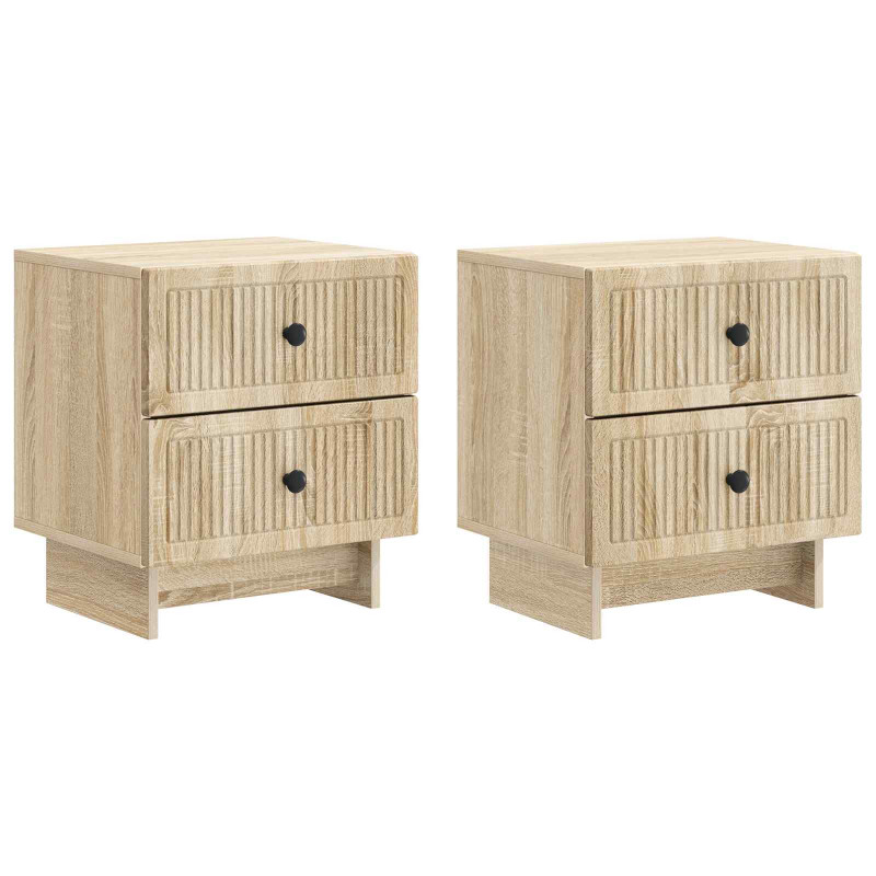Szafka Nocna z szufladą 2 pcs dąb Sonoma 43 x 34,5 x 47,5 cm