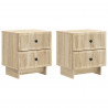 Szafka Nocna z szufladą 2 pcs dąb Sonoma 43 x 34,5 x 47,5 cm