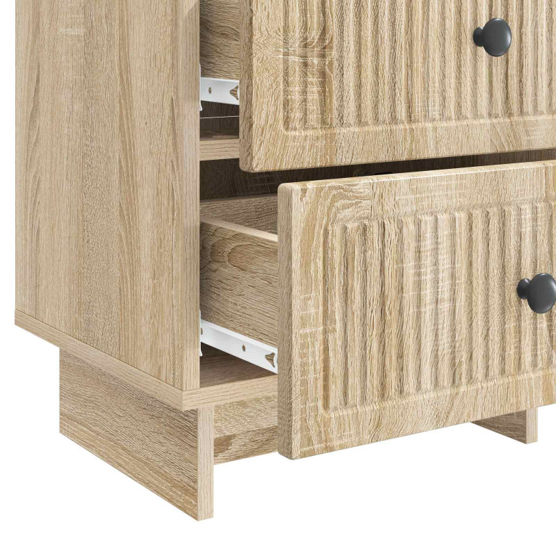 Szafka Nocna z szufladą 2 pcs dąb Sonoma 43 x 34,5 x 47,5 cm