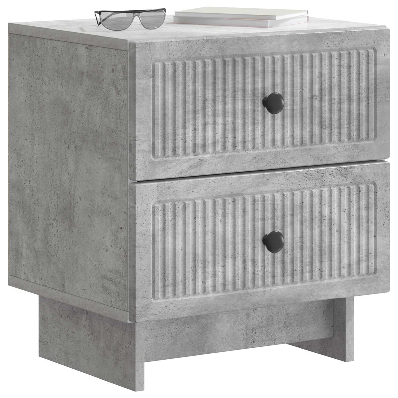 Szafka Nocna z szufladą Betonowy szary 43 x 34,5 x 47,5 cm