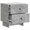 Szafka Nocna z szufladą Betonowy szary 43 x 34,5 x 47,5 cm