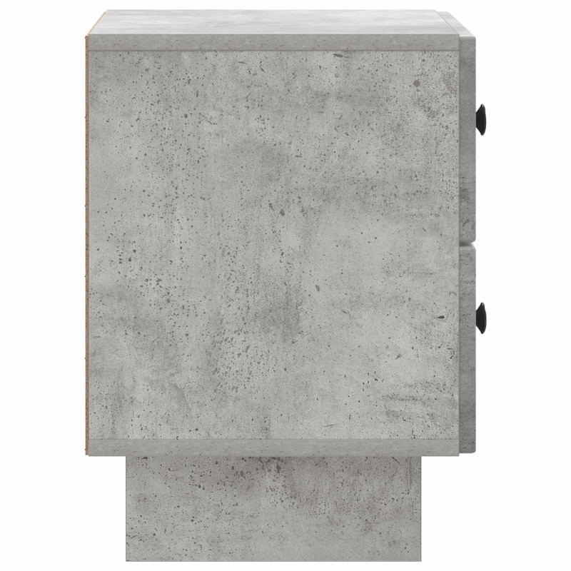 Szafka Nocna z szufladą Betonowy szary 43 x 34,5 x 47,5 cm