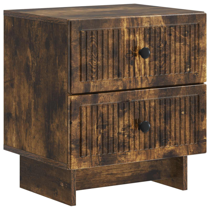 Szafka Nocna z szufladą 2 pcs Dąb wędzony 43 x 34,5 x 47,5 cm