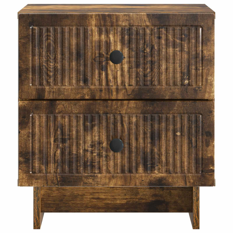 Szafka Nocna z szufladą 2 pcs Dąb wędzony 43 x 34,5 x 47,5 cm