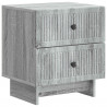 Szafka Nocna z szufladą 2 pcs Szary Sonoma 43 x 34,5 x 47,5 cm
