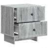 Szafka Nocna z szufladą 2 pcs Szary Sonoma 43 x 34,5 x 47,5 cm