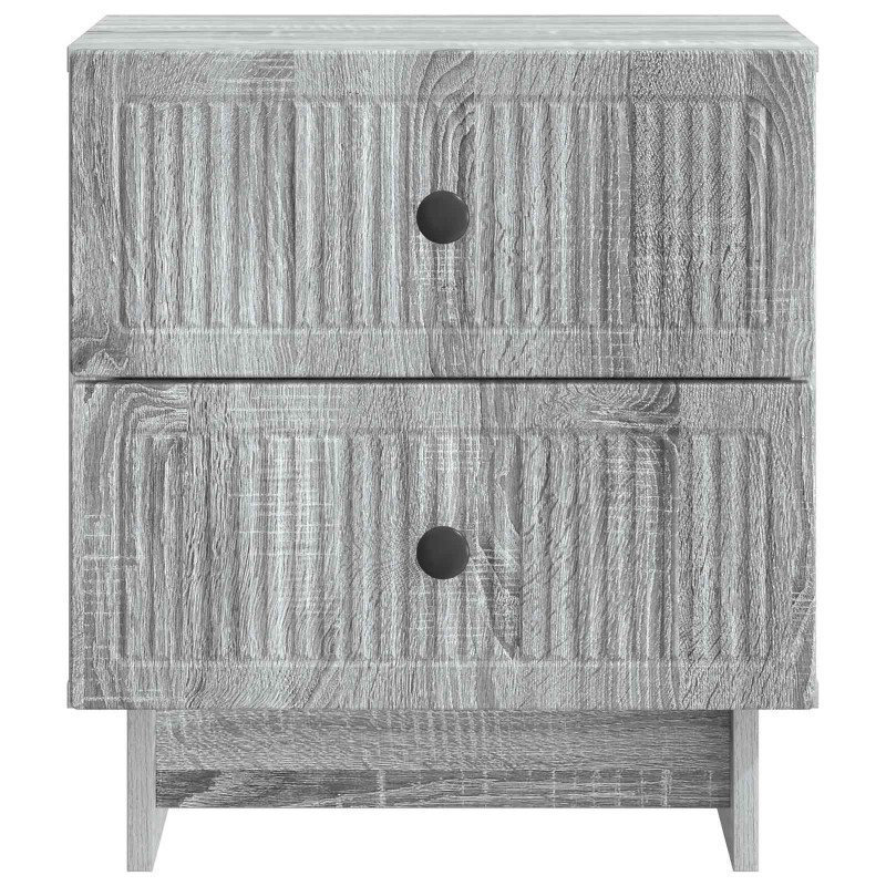 Szafka Nocna z szufladą 2 pcs Szary Sonoma 43 x 34,5 x 47,5 cm