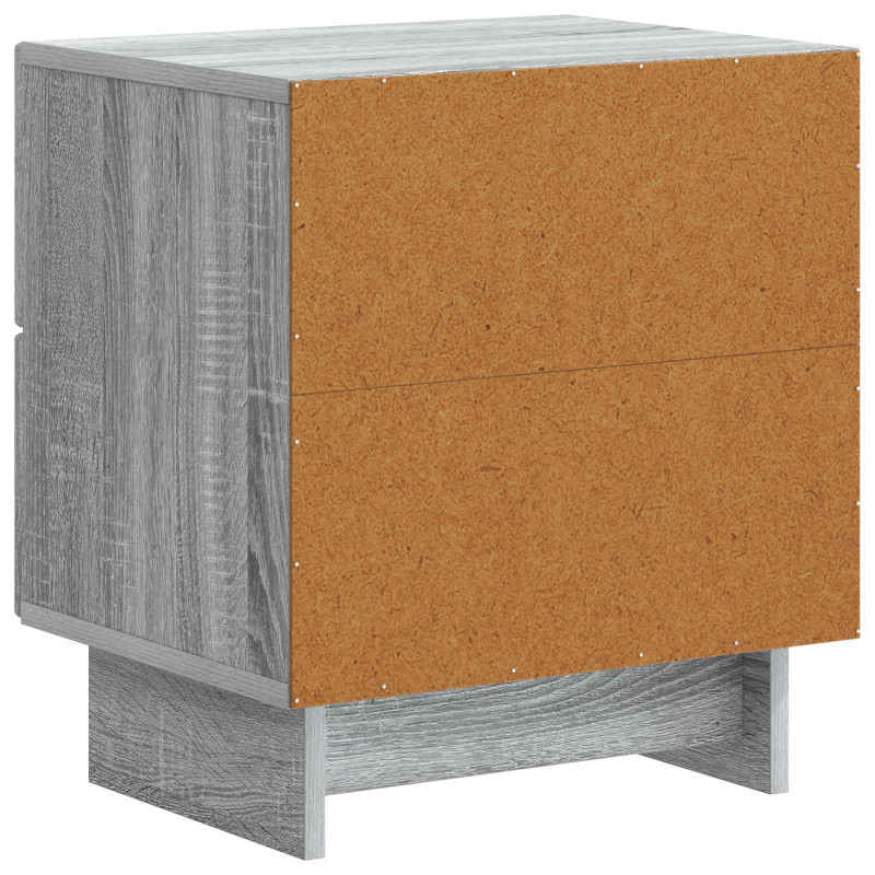 Szafka Nocna z szufladą 2 pcs Szary Sonoma 43 x 34,5 x 47,5 cm