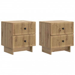Szafka Nocna z szufladą 2 pcs Dąb artisan 43 x 34,5 x 47,5 cm