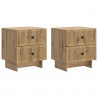 Szafka Nocna z szufladą 2 pcs Dąb artisan 43 x 34,5 x 47,5 cm