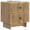 Szafka Nocna z szufladą 2 pcs Dąb artisan 43 x 34,5 x 47,5 cm