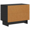 Szafka Nocna Czarny 62 x 34,5 x 47,5 cm Drewno inżynieryjne