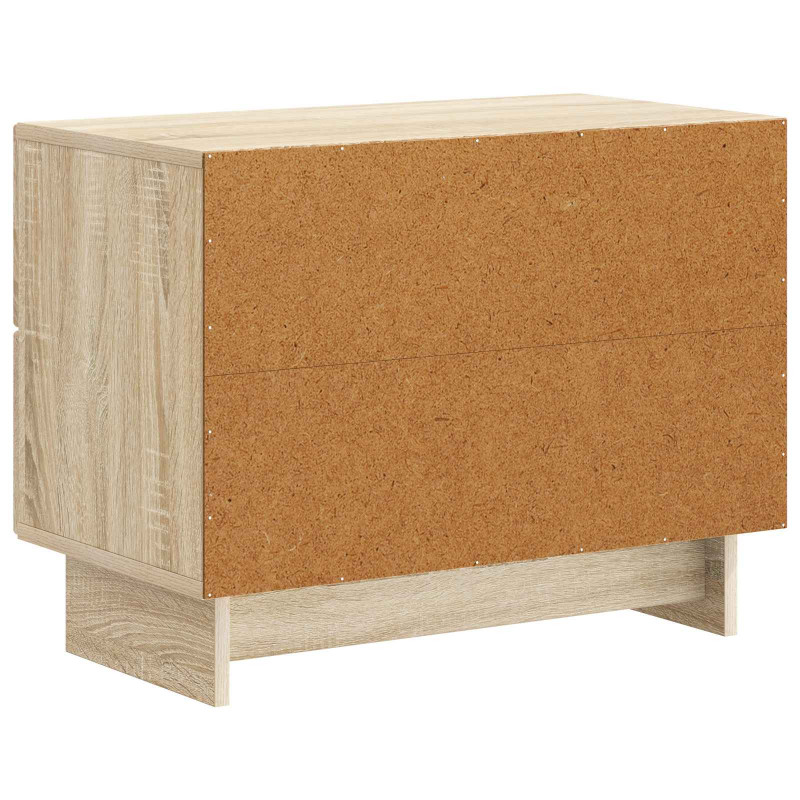 Szafka Nocna dąb Sonoma 62 x 34,5 x 47,5 cm Drewno inżynieryjne