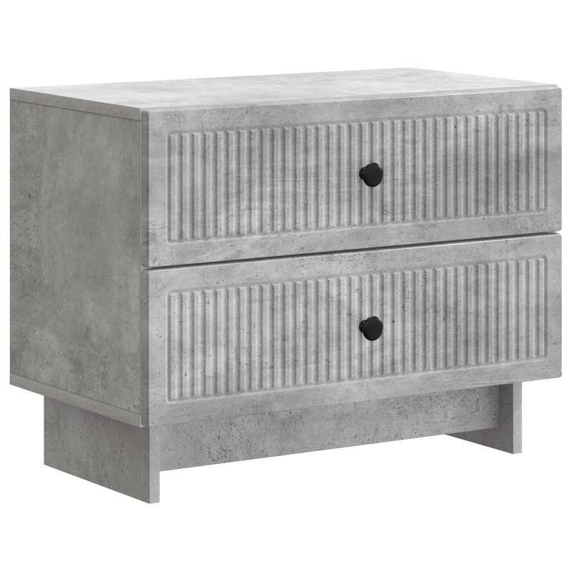 Szafka Nocna z szufladą Betonowy szary 62 x 34,5 x 47,5 cm