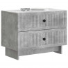 Szafka Nocna z szufladą Betonowy szary 62 x 34,5 x 47,5 cm