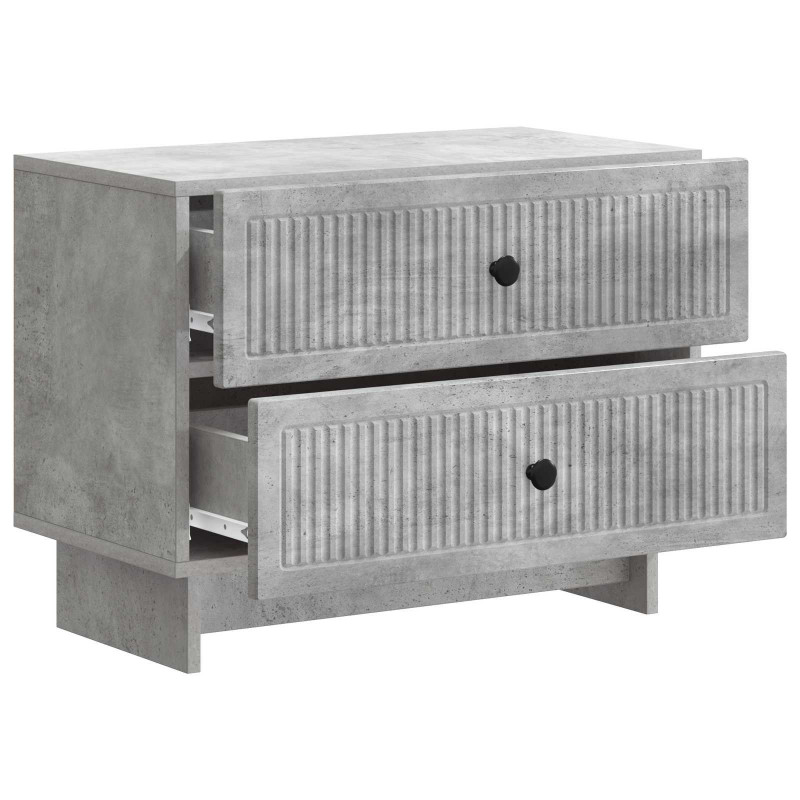 Szafka Nocna z szufladą Betonowy szary 62 x 34,5 x 47,5 cm