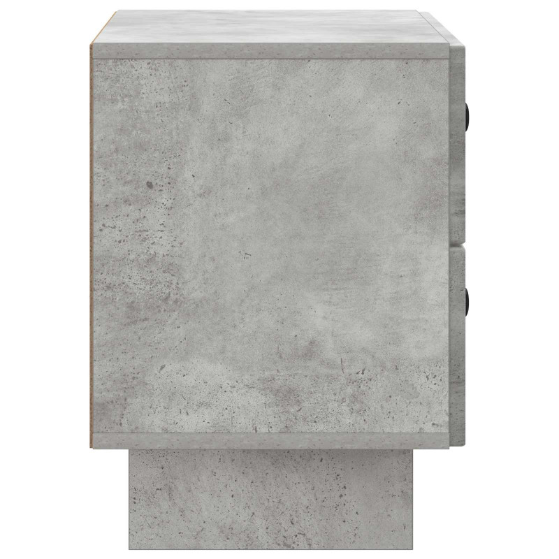 Szafka Nocna z szufladą Betonowy szary 62 x 34,5 x 47,5 cm