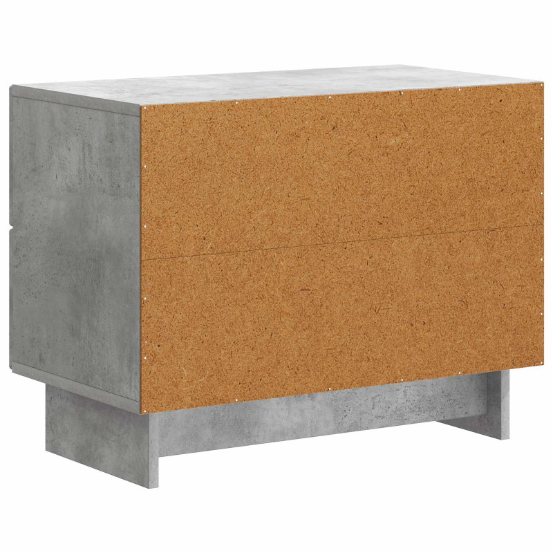 Szafka Nocna z szufladą Betonowy szary 62 x 34,5 x 47,5 cm
