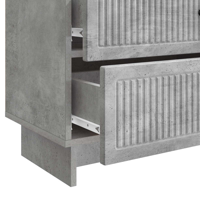 Szafka Nocna z szufladą Betonowy szary 62 x 34,5 x 47,5 cm