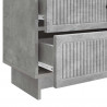 Szafka Nocna z szufladą Betonowy szary 62 x 34,5 x 47,5 cm