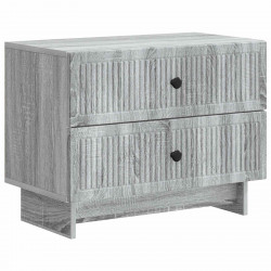 Szafka Nocna z szufladą Szary Sonoma 62 x 34,5 x 47,5 cm