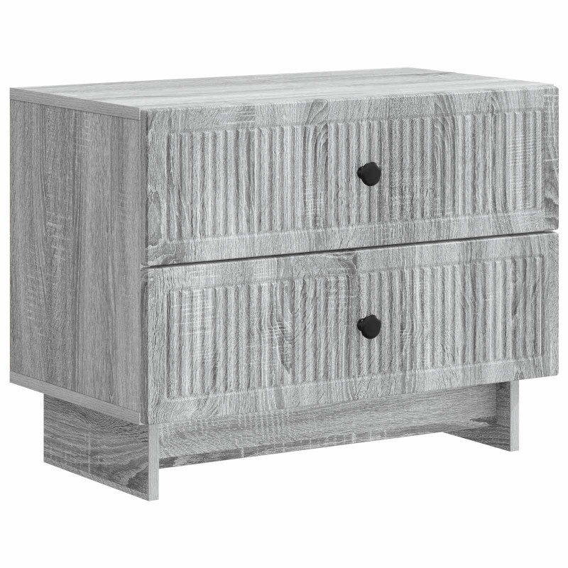 Szafka Nocna z szufladą Szary Sonoma 62 x 34,5 x 47,5 cm