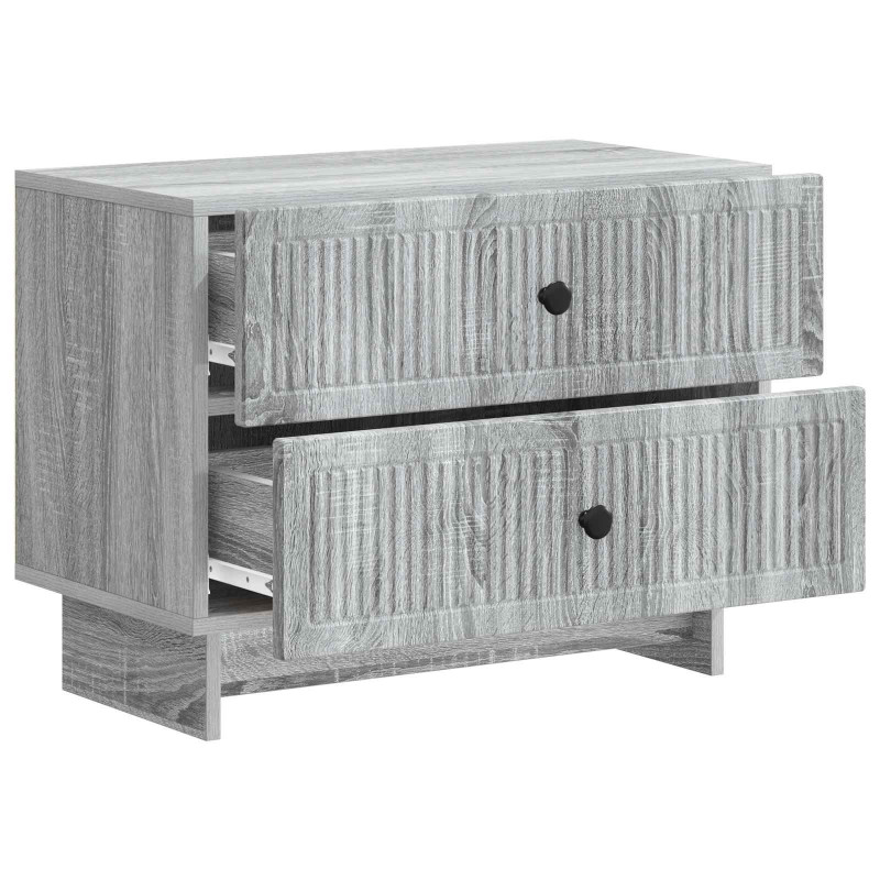 Szafka Nocna z szufladą Szary Sonoma 62 x 34,5 x 47,5 cm