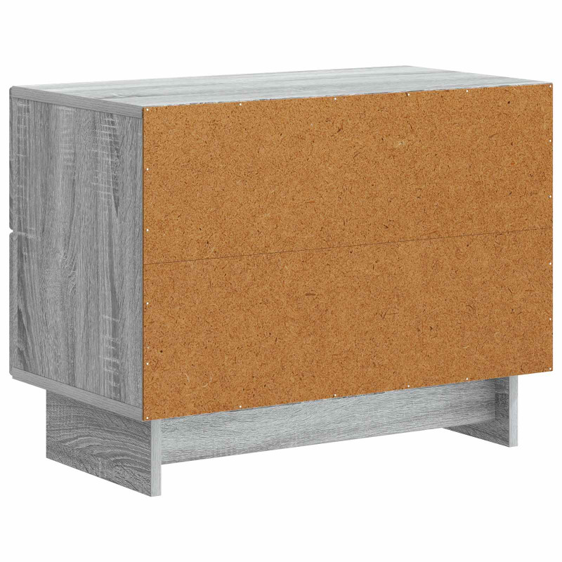 Szafka Nocna z szufladą Szary Sonoma 62 x 34,5 x 47,5 cm