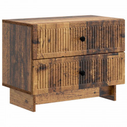 Szafka Nocna z szufladą Stare drewno 62 x 34,5 x 47,5 cm