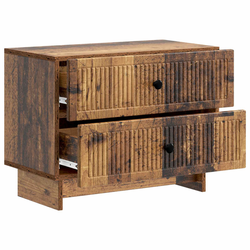 Szafka Nocna z szufladą Stare drewno 62 x 34,5 x 47,5 cm
