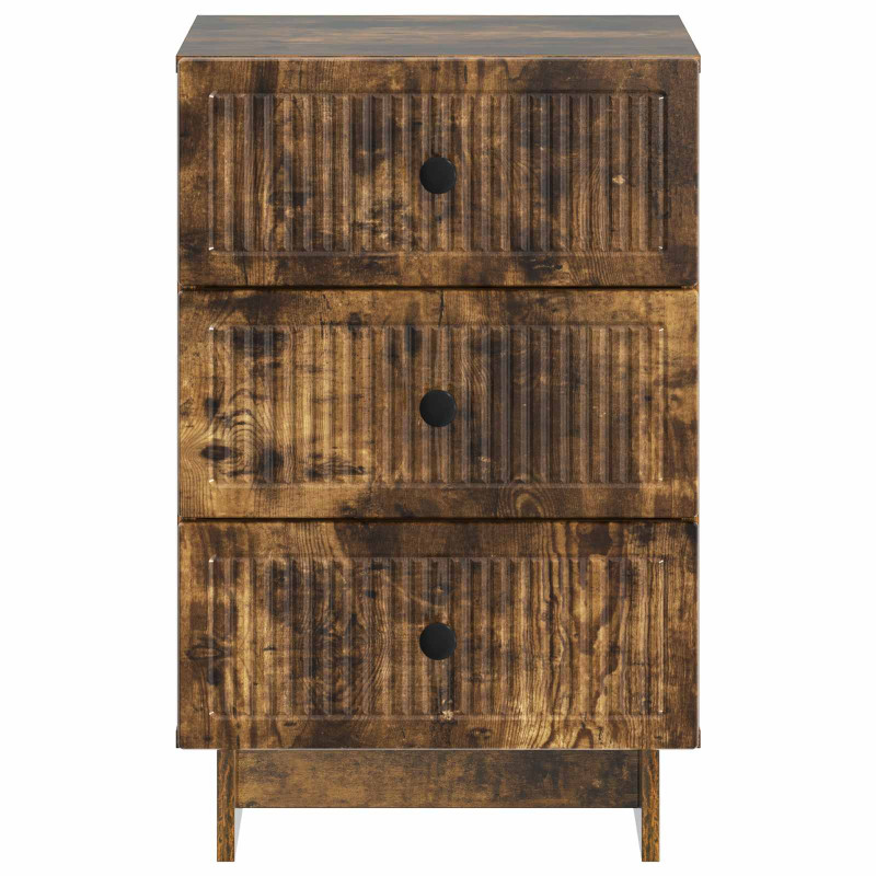 Szafka Nocna Dąb wędzony 43 x 41 x 66,5 cm Drewno inżynieryjne