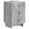 Szafka Nocna Szary Sonoma 43 x 41 x 66,5 cm Drewno inżynieryjne