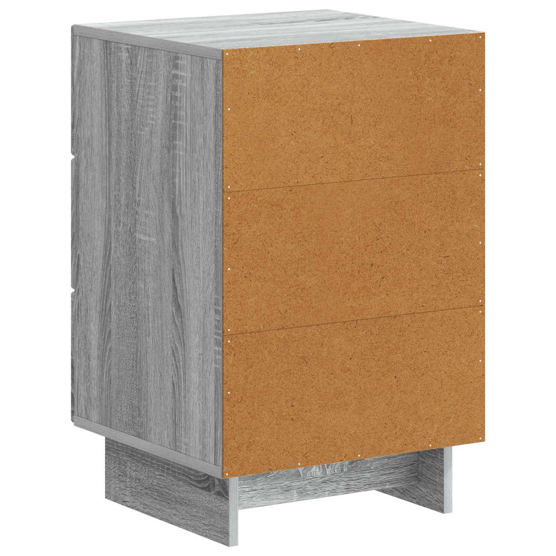 Szafka Nocna Szary Sonoma 43 x 41 x 66,5 cm Drewno inżynieryjne