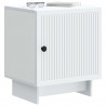 Szafka Nocna 2 pcs Biały 43 x 34,5 x 50 cm Drewno inżynieryjne