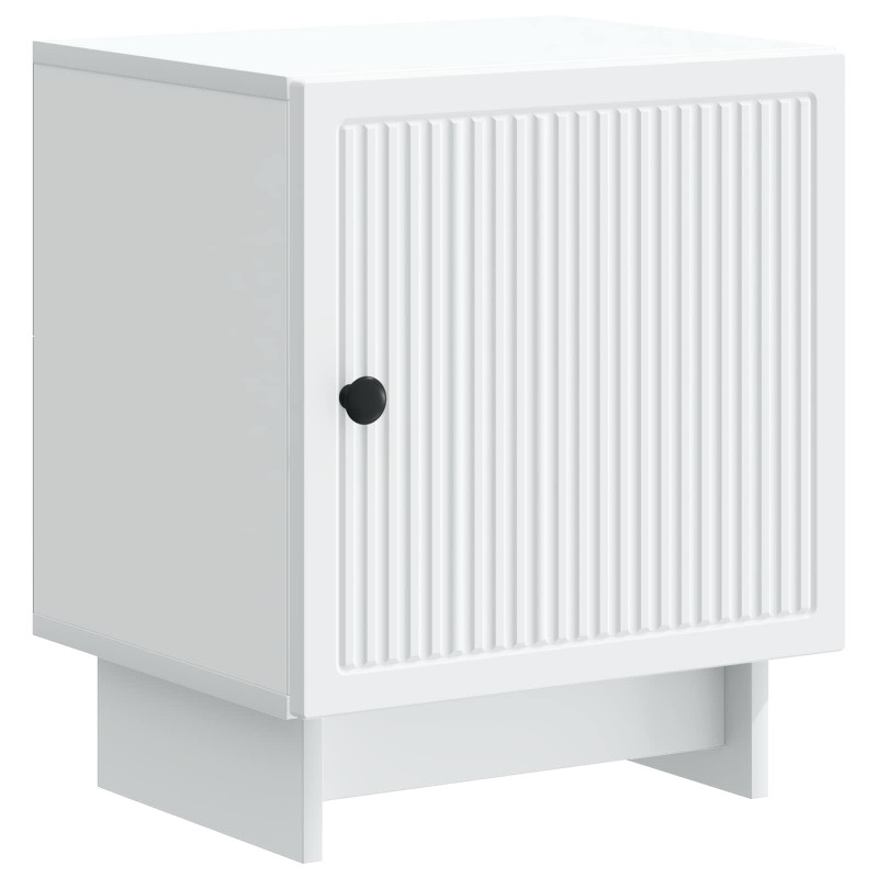 Szafka Nocna 2 pcs Biały 43 x 34,5 x 50 cm Drewno inżynieryjne