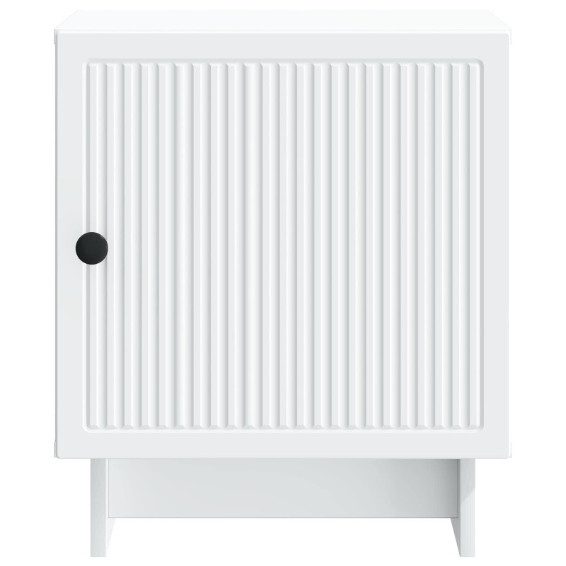 Szafka Nocna 2 pcs Biały 43 x 34,5 x 50 cm Drewno inżynieryjne
