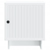 Szafka Nocna 2 pcs Biały 43 x 34,5 x 50 cm Drewno inżynieryjne