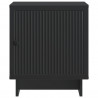 Szafka Nocna 2 pcs Czarny 43 x 34,5 x 50 cm Drewno inżynieryjne