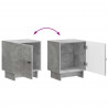 Szafka Nocna Betonowy szary 43 x 34,5 x 50 cm