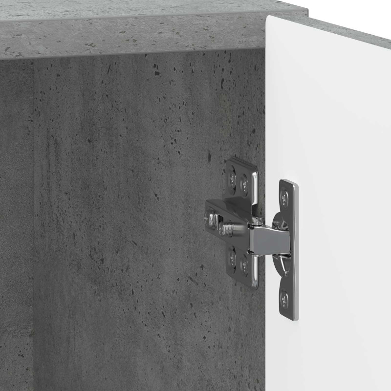 Szafka Nocna 2 pcs Betonowy szary 43 x 34,5 x 50 cm