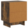 Szafka Nocna 2 pcs Dąb wędzony 43 x 34,5 x 50 cm