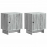 Szafka Nocna 2 pcs Szary Sonoma 43 x 34,5 x 50 cm