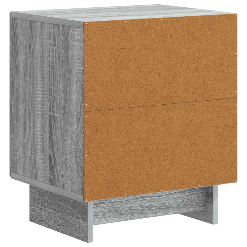 Szafka Nocna 2 pcs Szary Sonoma 43 x 34,5 x 50 cm
