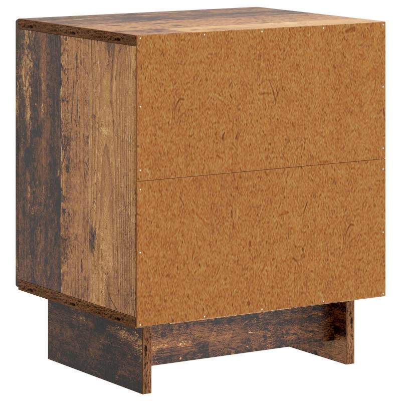 Szafka Nocna 2 pcs Stare drewno 43 x 34,5 x 50 cm