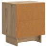 Szafka Nocna 2 pcs Dąb artisan 43 x 34,5 x 50 cm