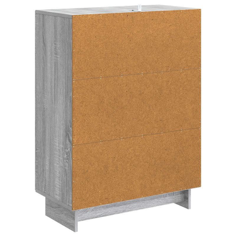 Bufet Szary Sonoma 66 x 34,5 x 90 cm Drewno inżynieryjne