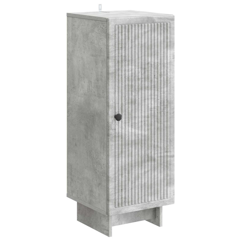 Bufet Betonowy szary 33 x 34,5 x 90 cm Drewno inżynieryjne