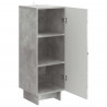 Bufet Betonowy szary 33 x 34,5 x 90 cm Drewno inżynieryjne