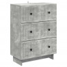Szafka z Szufladami Betonowy szary 66 x 34,5 x 90 cm