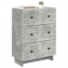 Szafka z Szufladami Betonowy szary 66 x 34,5 x 90 cm